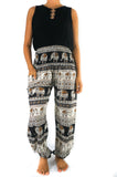 Black Elephant Pants Women Boho Pants