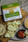 Pride Of India - Mung Bean Plain Papadum Lentil Crisp, Pack of 6 - 10 count 6 * 100gm oz