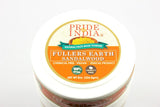 Pride Of India - Fuller's Earth Indian Clay Healing Face Mask Powder w/ Turmeric & Sandalwood, Half Pound Jar, 100% Natural