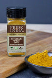 Pride of India - Kitchari Spice Seasoning – Made with Authentic Indian Spices – Good for Health Cleanse & Diet – Easy to Use – 2 oz. Small Dual Sifter Bottle