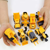 3 Pack Style Random Yellow Small Truck Children's Toys