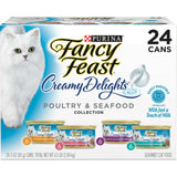 Purina Fancy Feast Creamy Delight Wet Cat Food Variety Pack, 3 oz Cans (24 Pack)