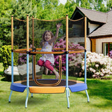 48" Toddler Trampoline with Safety Enclosure Net