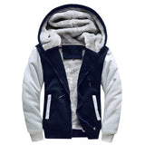 Mens Hoodies Fleece Hooded Sweatershirt Winter Warm Thick Coat Jackets