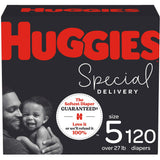 Huggies Special Delivery Hypoallergenic Baby Diapers Size 5;  120 Count