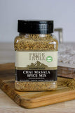 Pride of India – Chai Masala Mulling Spice Mix – Gourmet Spice Mix for Teas & Coffee – Caffeine Free – Authentic Mulling Spice Blend – Vegan & Gluten-Free - Easy to Store – 7oz. Medium Dual Sifter Jar