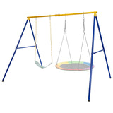 660 LBS Extra-Large A-Shaped Swing Stand with Anti-Slip Footpads