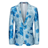 Mens Embroidered Banquet Suit Jacket