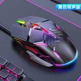 3200DPI Ergonomic Wired Gaming Mouse USB Computer Mouse Gaming RGB Mause Gamer Mouse 6 Button LED Silent Mice for PC Laptop