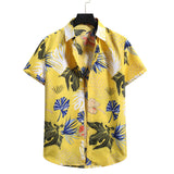 Mens Hawaiian Shirt Casual Short Sleeve Button Down Shirts Aloha Shirt