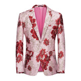 Mens Embroidered Banquet Suit Jacket