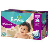 Pampers Cruisers Diapers Size 4, 152 Count