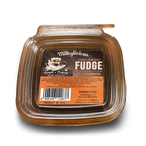 Old Fashioned Handmade Smooth Creamy Fudge - Caramel Pecan Turtle (1/4 Pound)