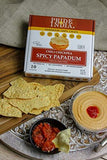 Pride Of India - Spicy Chickpea Masala Papadum Lentil Crisp, Pack of 6 - 10 count Box 6 * 100gm oz