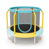 Mini Trampoline with Enclosure and Heavy-duty Metal Frame