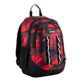 Eastsport Unisex Pinnacle Sport 19" Laptop Backpack, Red Jagged Shapes Print