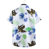 Mens Hawaiian Shirt Casual Short Sleeve Button Down Shirts Aloha Shirt