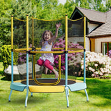 48" Toddler Trampoline with Safety Enclosure Net