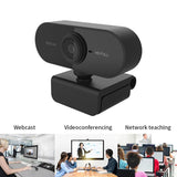 Webcam 1080P Full HD Web Camera With Microphone USB Plug Web Cam For PC Computer Mac Laptop Desktop YouTube Skype Mini Camera