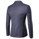 Mens 3-Piece Suit Slim Fit Formal Jacket Set